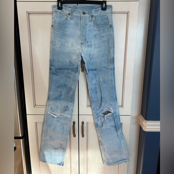 Wrangler vintage acid wash jeans size 26/36 - Picture 1 of 4
